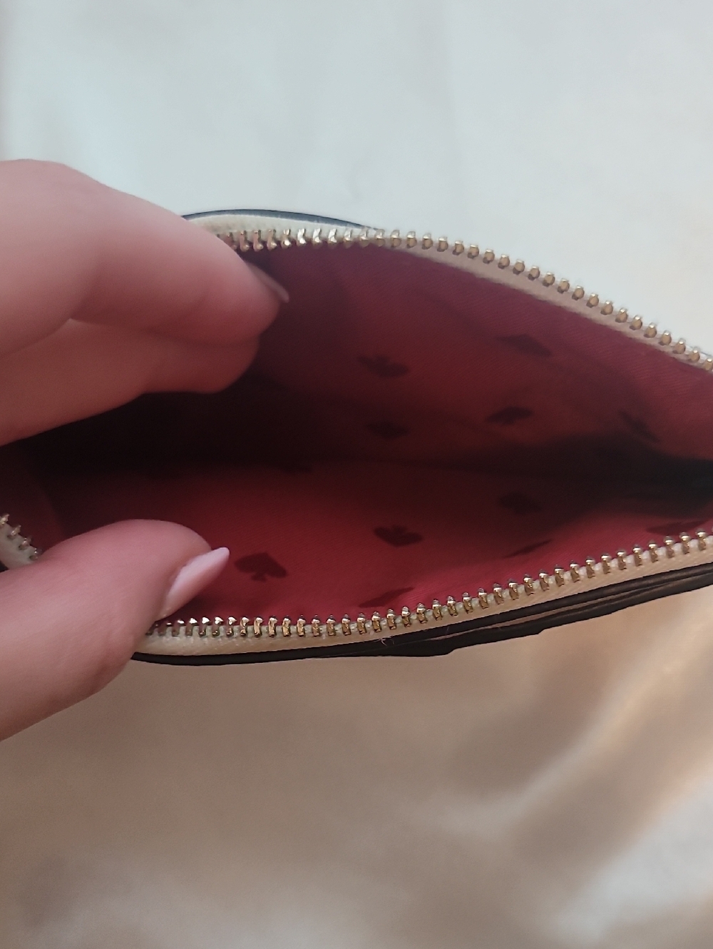 Kate Spade White Wristlet with Ladybug Design - Picture 4 of 8